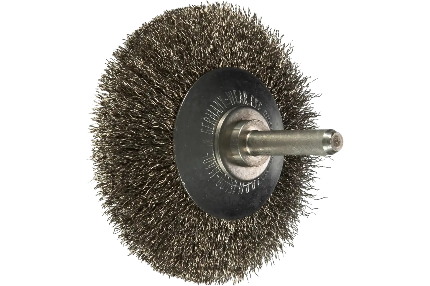 Picture of Pferd Inox-Total Crimped Wire Bevel Brush 2-3/4" Dia. .010 Ss 1/4" Shank